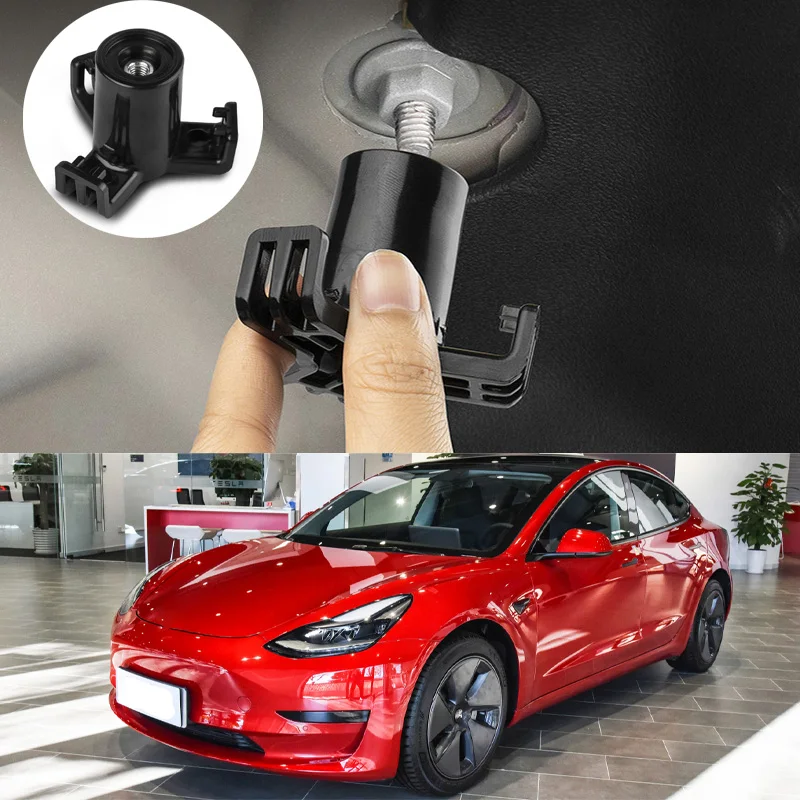 

Car Rear Trunk Hook Holder New 1PCS Black Grocery Bag Luggage Hooks For Tesla Model 3 Durable Interior Automobile Accessories