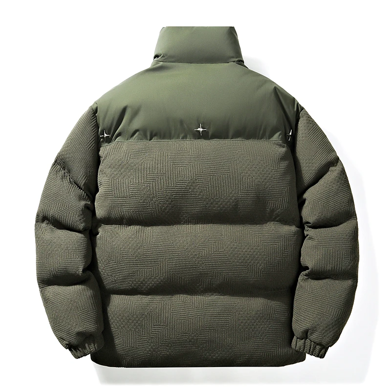 Модные зимние мужские куртки на хлопковой подкладке повседневные теплые топы
