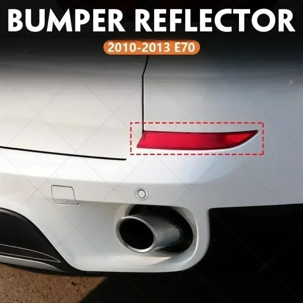 Фото Для BMW X5 E70 2010-2013 годов выпуска, модели 35dX, 35iX, 50iX: Корпус заднего бамперного фонаря с красным отражателем (63147240997, 63147240998) №1