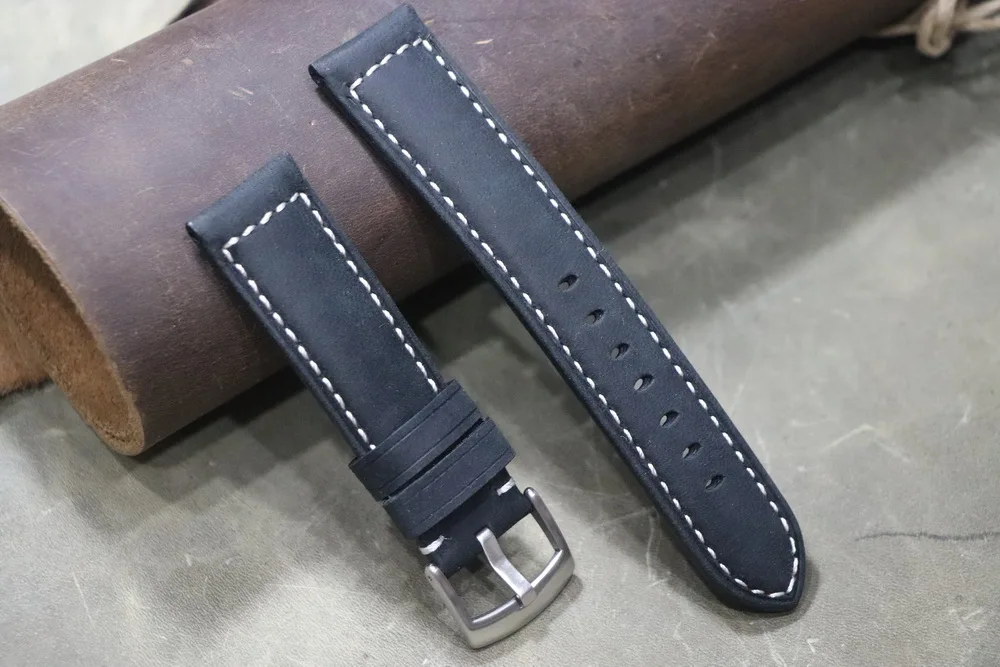 

Vintage Genuine Leather Watchbands 22mm 24mm Women Men Cowhide Watch Band Strap Watch Accessories high quality Wristband belt