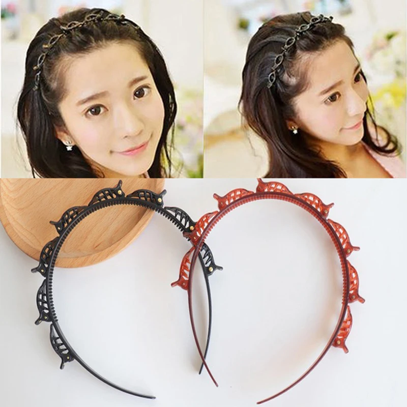

Premium Black Braider Hair Clip Burst Pin Hairdo Bring Hair Hoop Women style