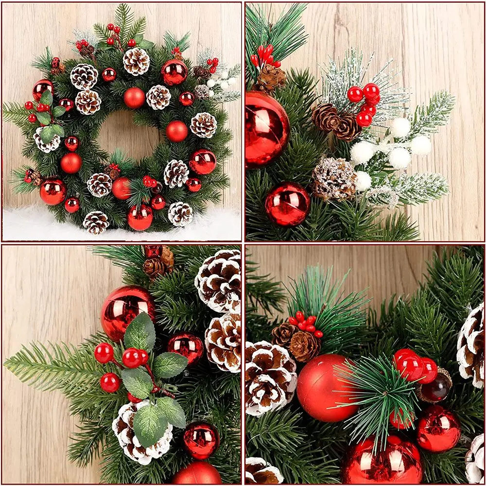 10 шт. мини-фотообои Рождественская сосна колокольчик искусственная