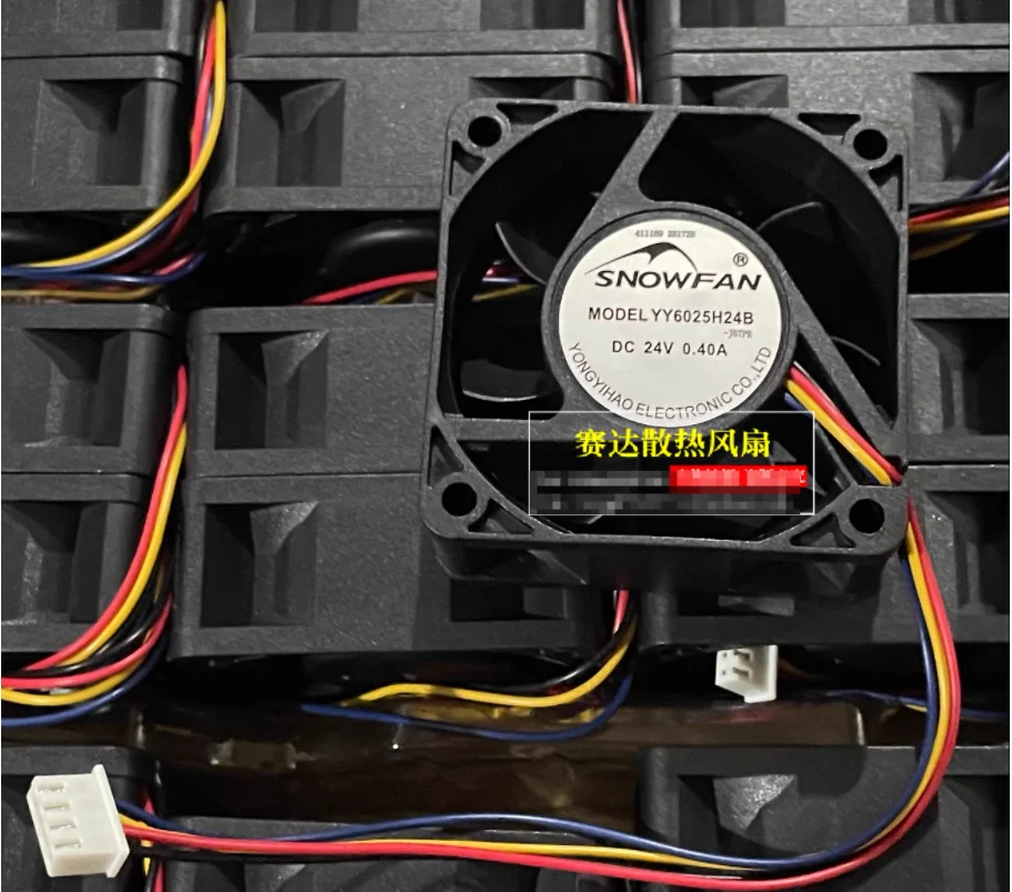 SNOWFAN YY6025H24B DC 24 В 0 40 А 60x60x25 мм 4-проводной охлаждающий вентилятор для сервера