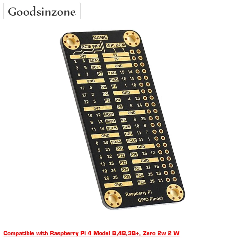 

Reference Board Raspberry Pi GPIO Reference Board, For Raspberry Pi 4 Model B,4B,3B+, Zero 2w 2 W, GPIO Expension Module Ruler