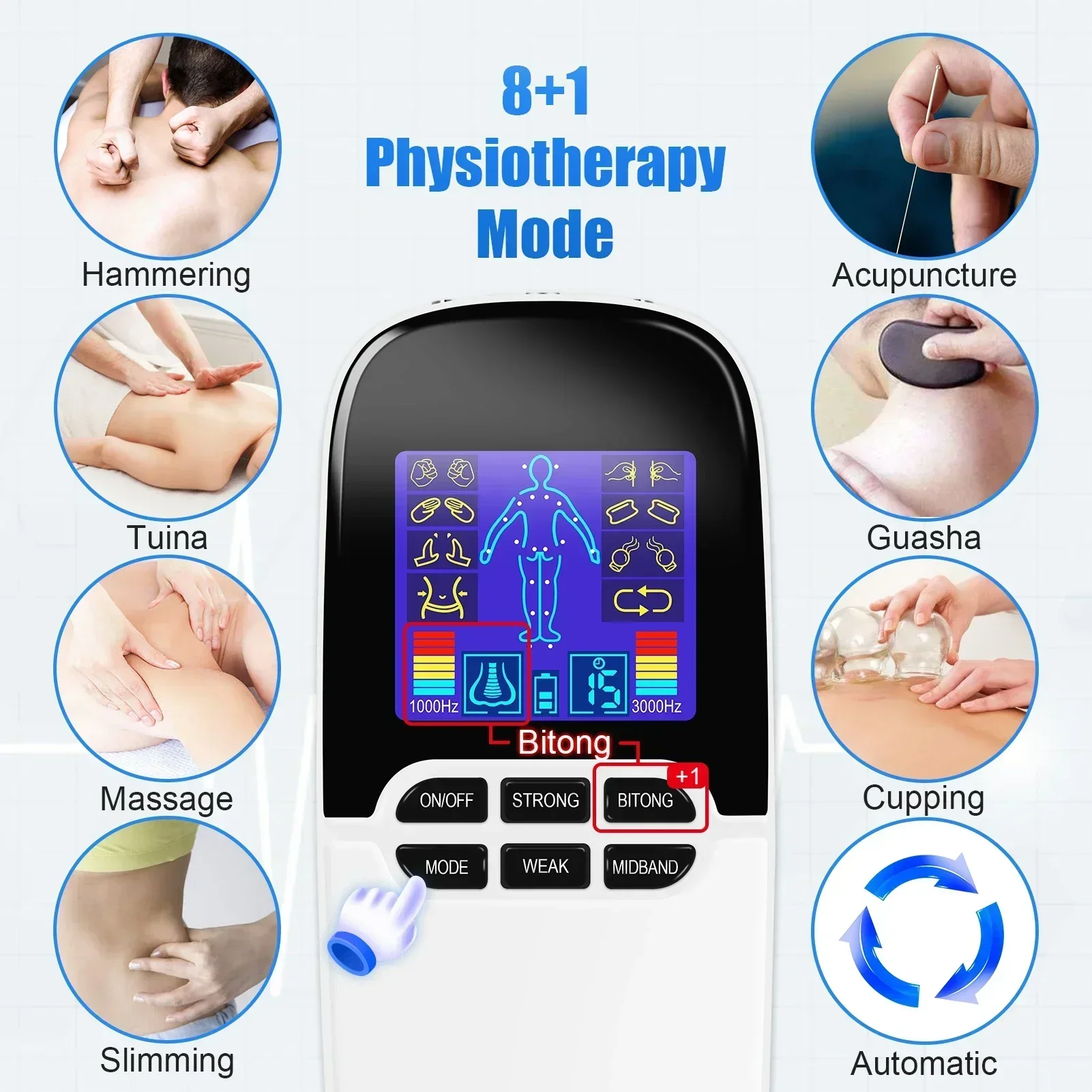 Электронный стимулятор мышц устройство для цифровой терапии электростимулятор