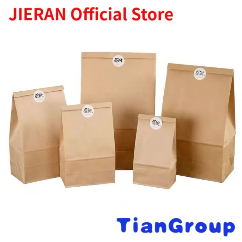 

Wholesale Cheap Packing Bags for Food Bread Kraft Paper Bag Paper Bakery Bags Custom