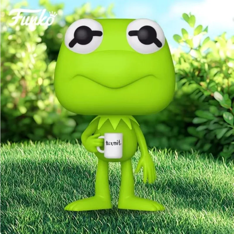 Фото Коллекционная виниловая фигурка Funko Pop The Muppets Kermit The Frog, лимитированная серия к летней конвенции 2024 года, декор для комнаты, подарок для фанатов №2
