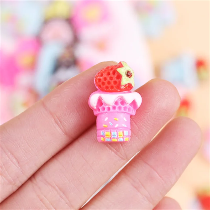 

10/20 pieces DIY jewelry craft decoration lovely mini cake ice cream popsicle flat back resin kabokon clip accessories