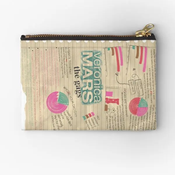 

Veronica Mars The Gags Zipper Pouches Socks Money Key Cosmetic Women Pure Wallet Bag Packaging Men Underwear Coin Pocket