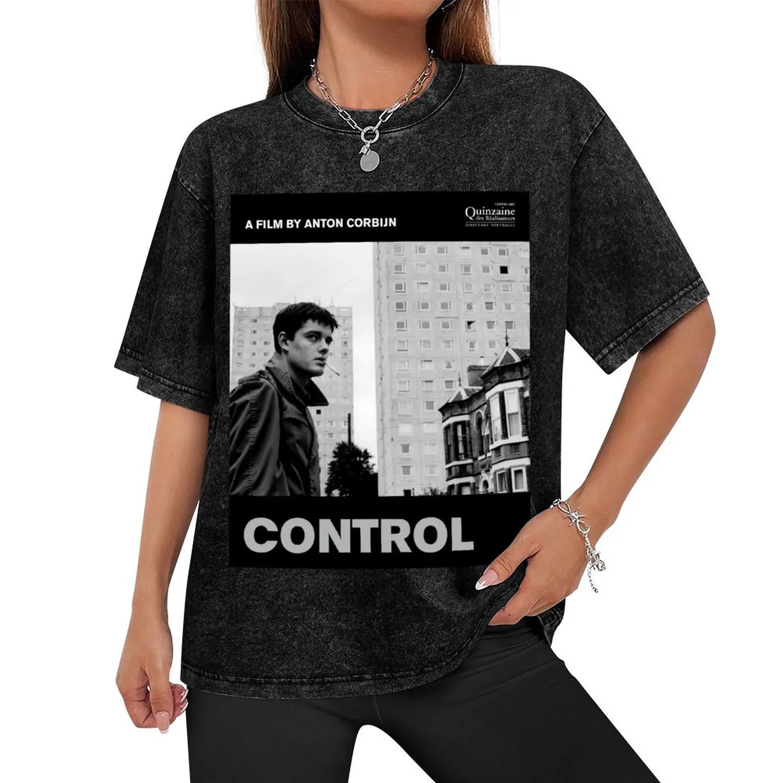 Футболка Anton Corbijn летняя одежда футболка с рисунком аниме вещей черные мужские