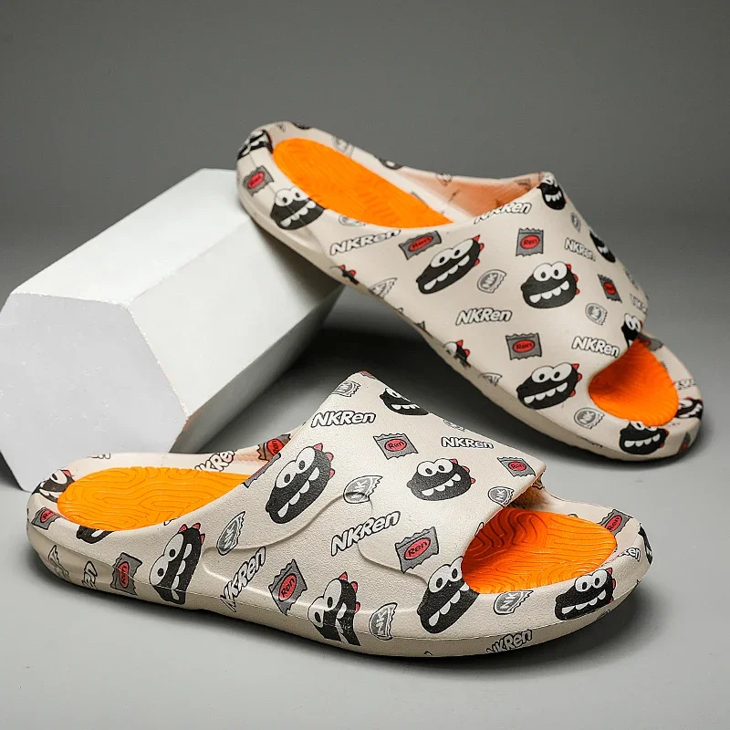 Мужские Летние сланцы без застежки дышащие пляжные сандалии для воды легкие