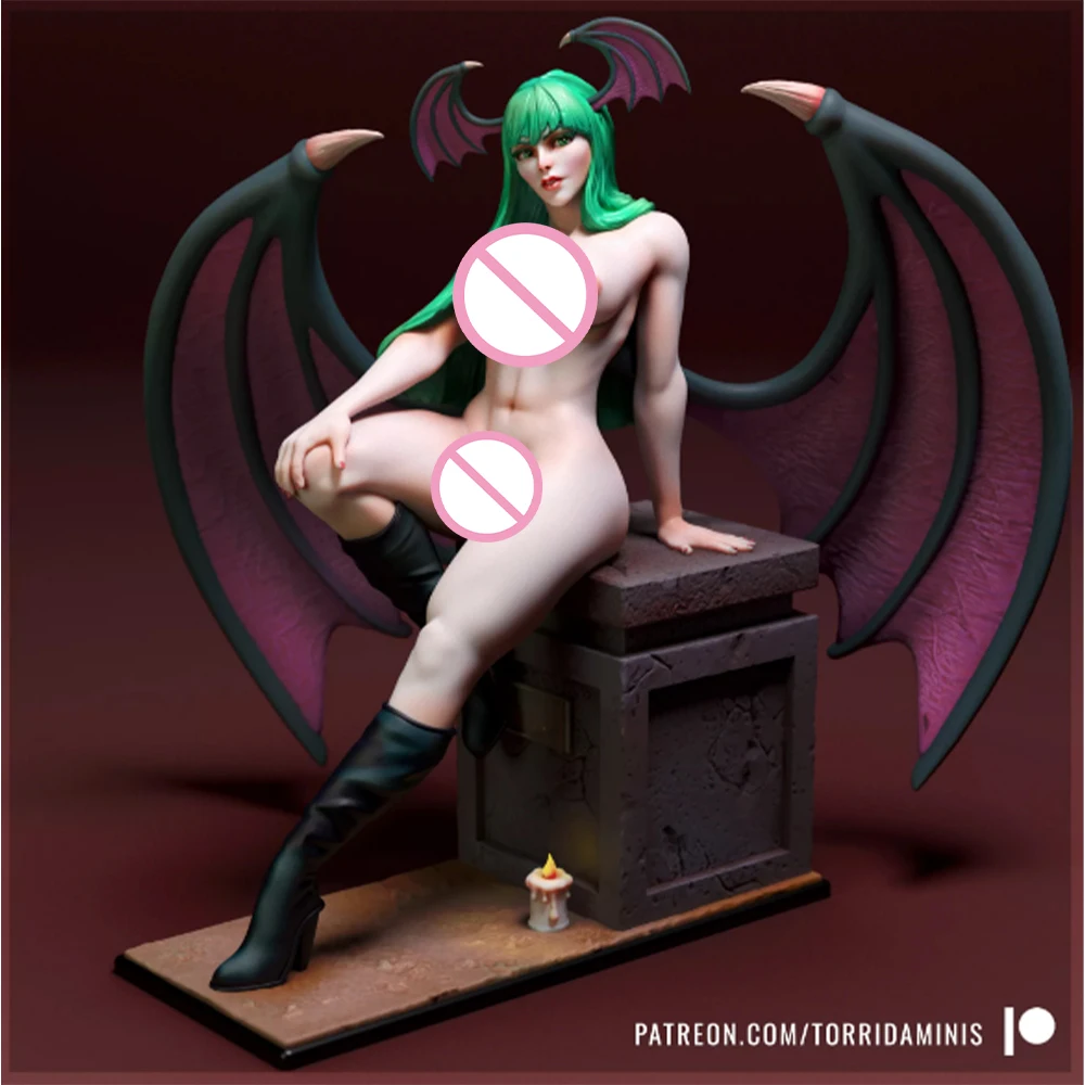 Модель 3d печати 1/24 набор красивой девушки Морриган фотография для