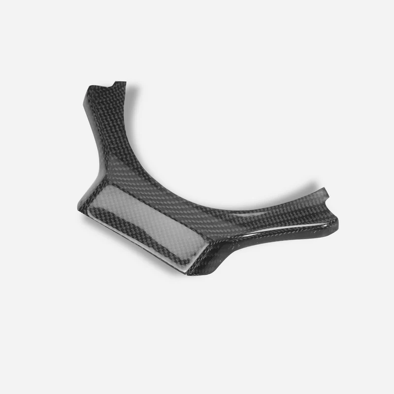 Car Accessories For Lexus IS 2013 On Carbon Fiber Steering Wheel Cover Glossy Finish Inner Trim Fibre Interior Drift Body Kit