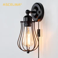 wall lamps industrial wall light vintage wall lamp adjustable wall light fixture loft american country sconce indoor lamps