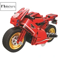 mailackers pull back motorcycle sports car model building blocks technical stunt super racing car toy for boy gift gifts friends