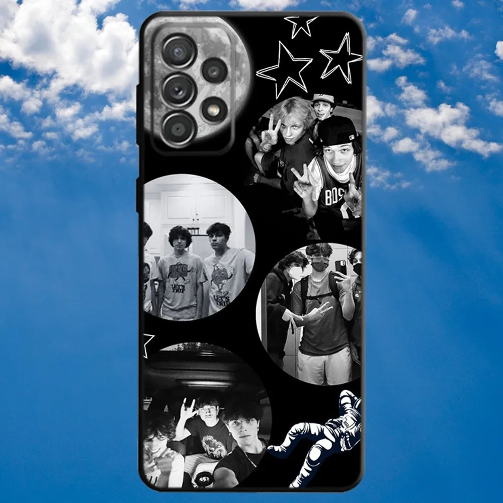 Чехол для телефона S-Sturniolo Triples Samsung S21 S22 Ultra S20 S30 plus S23 ultra 5G мягкий черный чехол