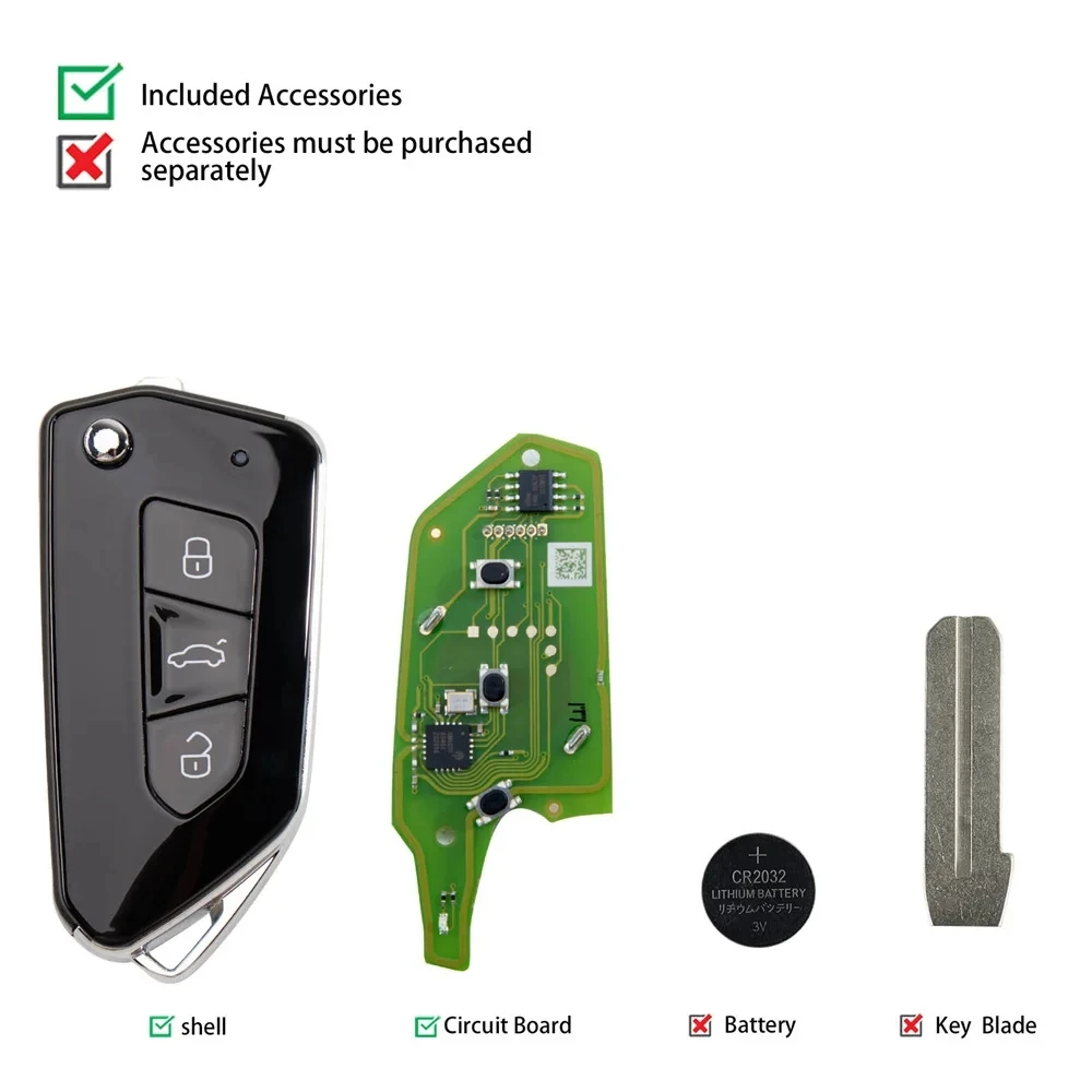 1/2 шт. универсальный пульт дистанционного управления XHORSE XKGA81EN XKGA82EN GAO8