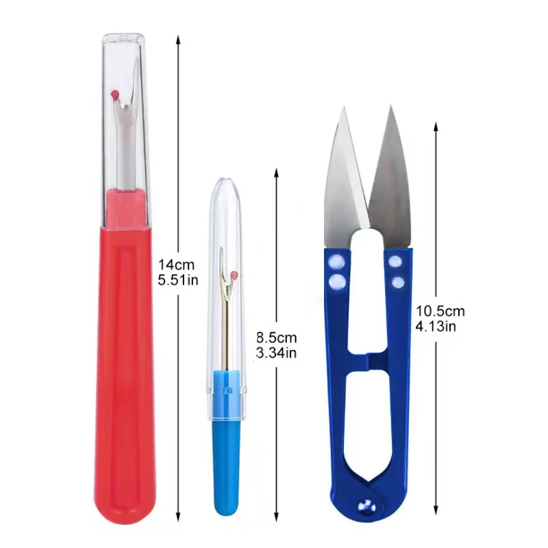 Набор швейных инструментов из нержавеющей стали 3: перфоратор для удаления ниток