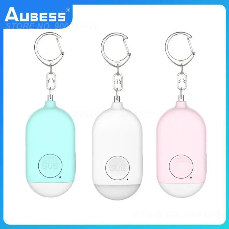 

Self Defense Alarm 120dB Girl Women Security Protect Alert Personal Safety Scream Loud Keychain Alarm Emergency Charging Alarms