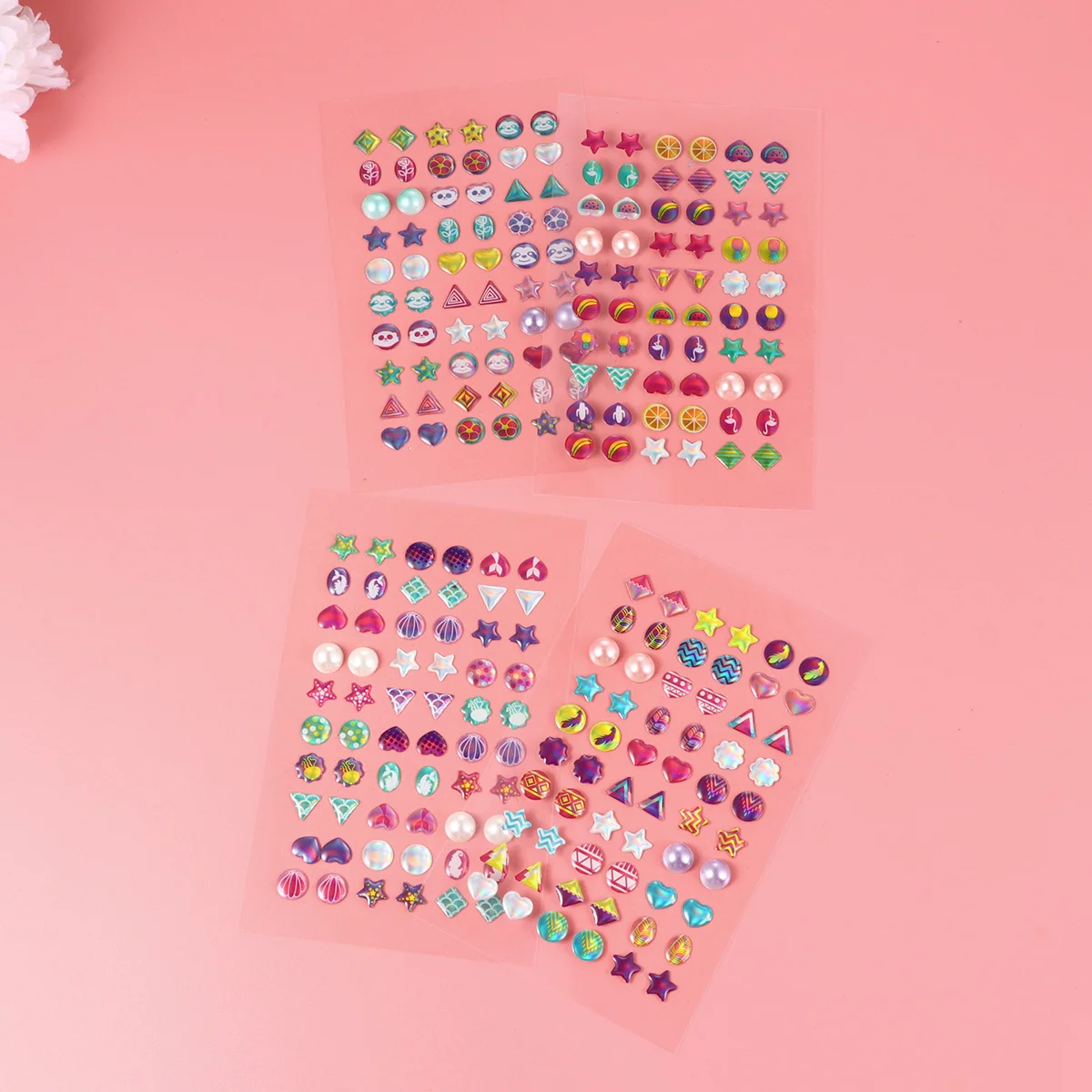 

Nail Stickers Decals Sticker Women Fingernail Appliques Design Decorations Christmas Products Transfers