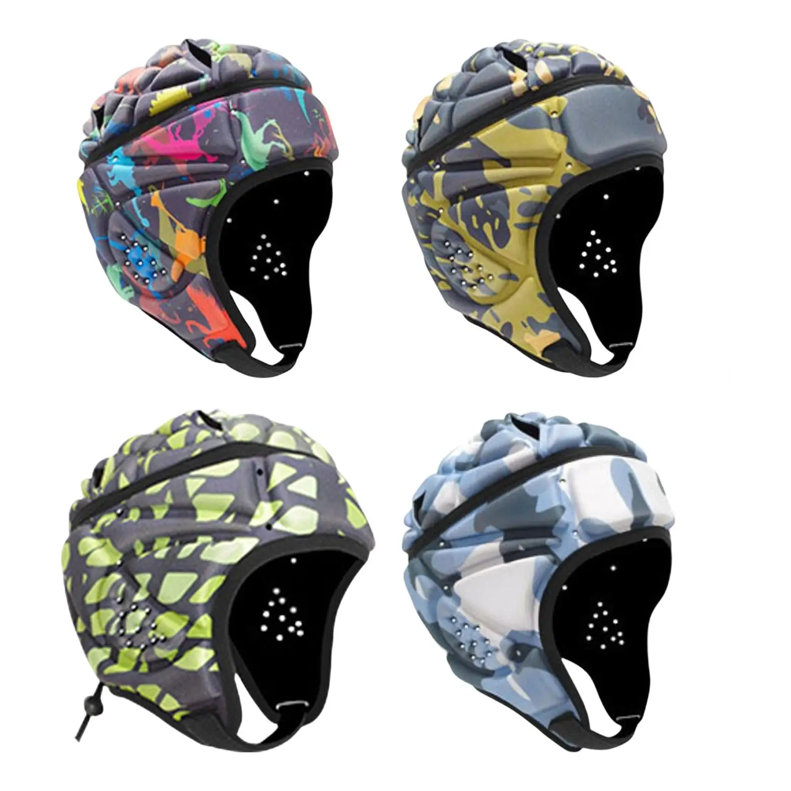 

Football Hat Sponge Goalkeeper Rugby Headgear for Roller Skating Soccer Head Protector