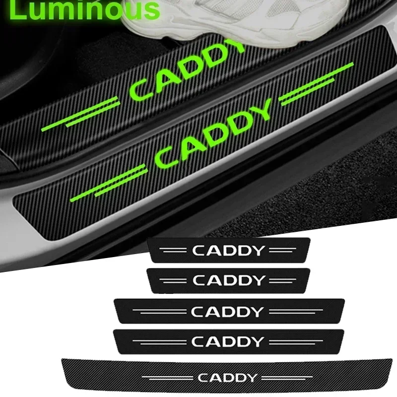 Светящиеся наклейки на порог автомобиля пороги из углеродного волокна