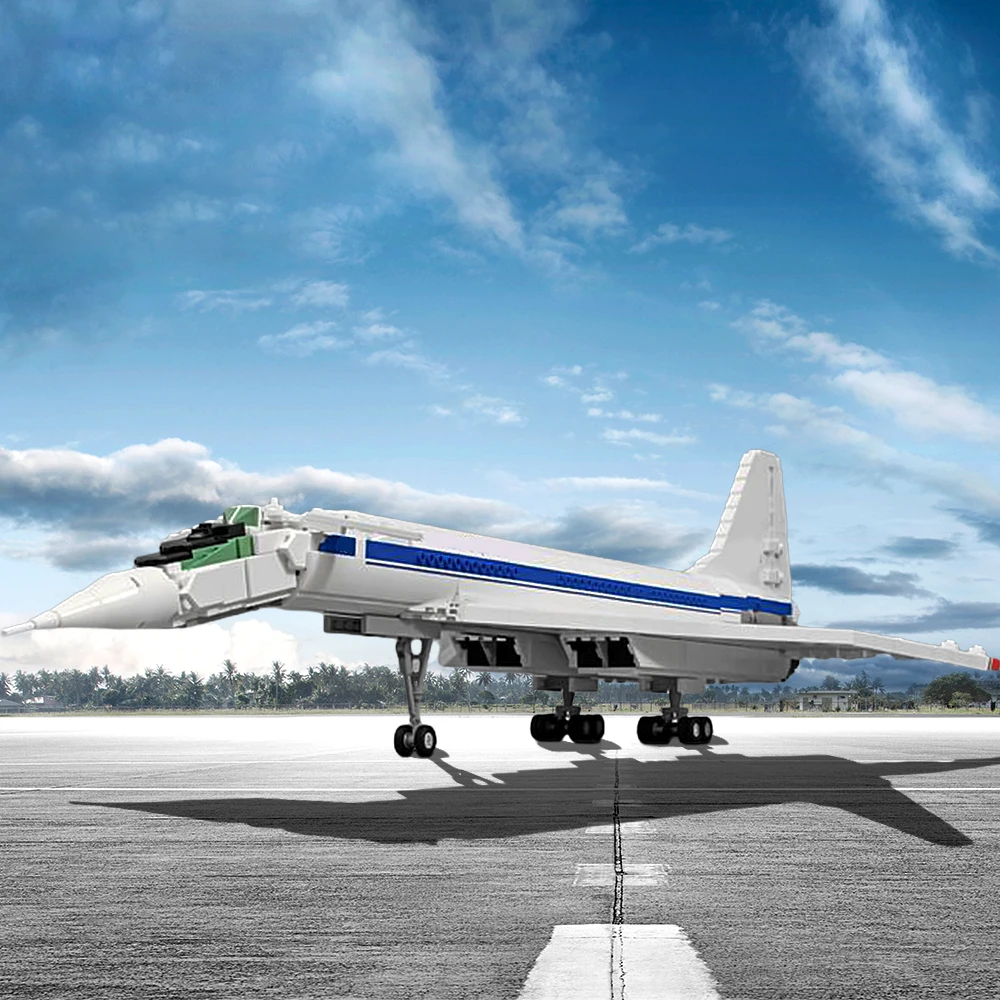 Суперзвуковые строительные блоки MOC Tupolev Космический Шаттл разведыватель Дрон