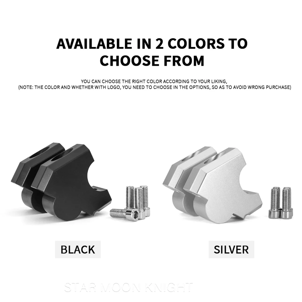 Зажим для подъема руля 28 мм HONDA NT1100 NT 1100 2022 2023 - Адаптер заднего с ЧПУ поднятый