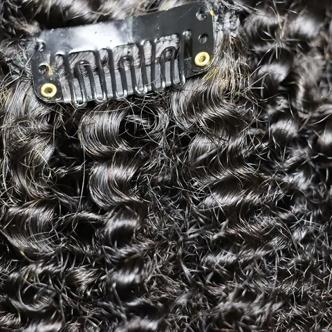 IXTUYLL 4C афро-кудрявые натуральные волосы на клипсах