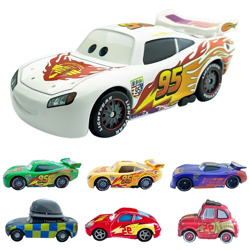 

Disney Pixar Cars 2 Lightning McQueen Mater Jackson Storm Ramirez Ramone 1:55 Diecast Vehicle 3 1 Metal Alloy Boy Kid Toy Gift