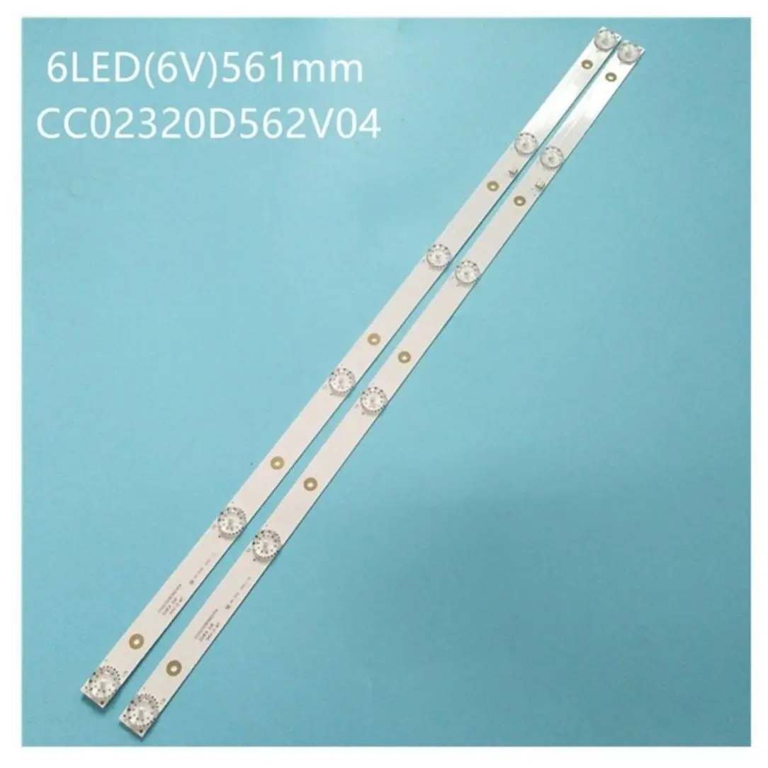 

2pcs/set Led bar For 32LED02T2M 32LED03T2M LE-8822A HV32MXC200X-B SM315TWD602 HV320WHB-N55 CV315PW07S SJ.HL.D3200601-2835BS-F