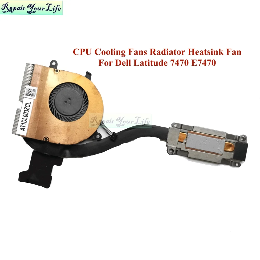 

F84N0 Laptop CPU Cooling Fans Radiator Heatsink Fan For Dell Latitude 7470 E7470 AAZ60 AAZ50 CN-0F84N0 KSB0605HC AT1DL003ZAL
