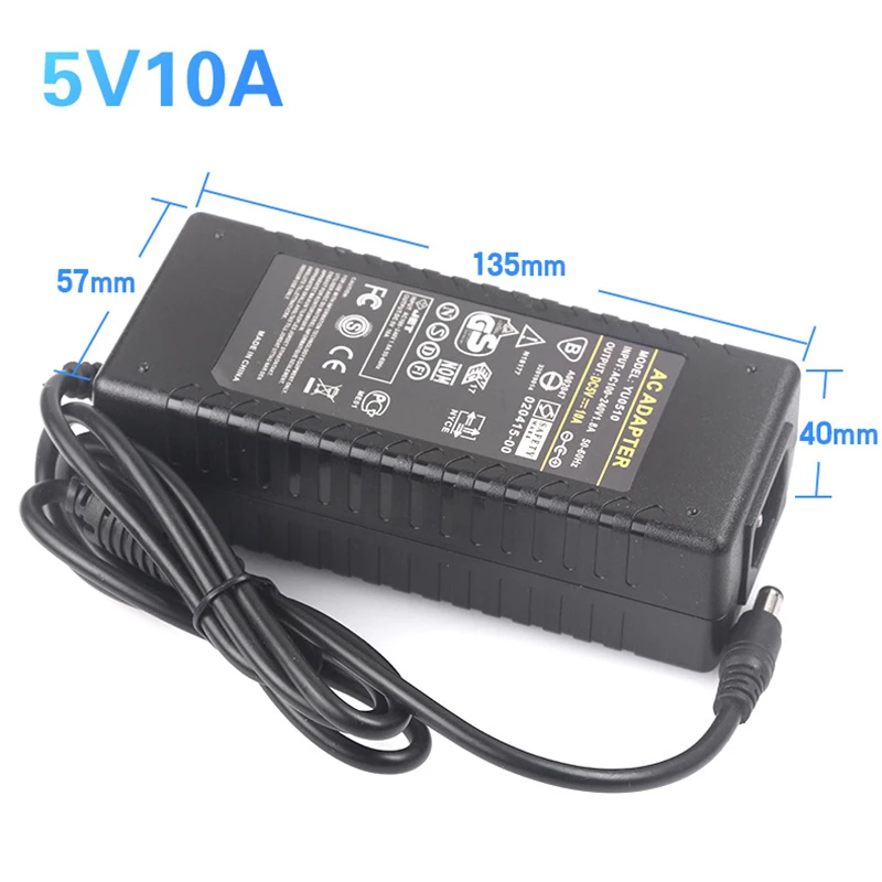 5V 5 Volt 4A 6A 8A 10A 15A Switching Power Supply Adapter AC DC Converter 5V4A 5V6A 5V8A 5V10A 5V15A Adaptor 5.5*2.5mm images - 6