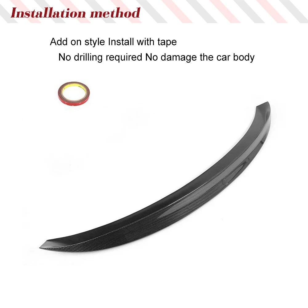 Для BMW 5 серии F07 Gran Turismo 535I 550I 2010-2017 Pre-LCI задний багажник из углеродного волокна