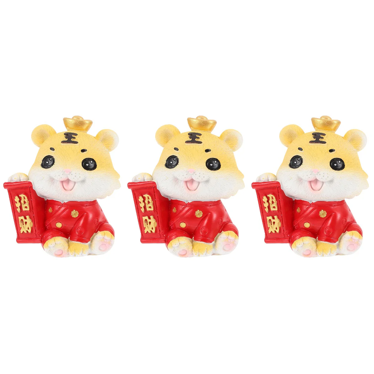 

3 шт., декоративные украшения для дома в форме тигра