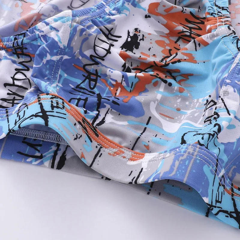 5pcs/Lot 6XL Men's Underwear Male Briefs Underpants for Men Briefs Panties Mens Summer Pant Men Sexy Comfort Polyester Milksilk
