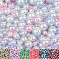 34681012mm 50 5000pcs abs imitation pearl beads round loose beads handmade diy necklace bracelet jewelry making accessories