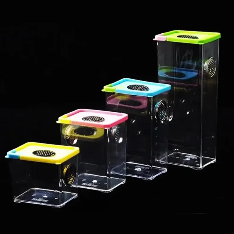 Акриловая прозрачная коробка для разведения рептилий пауков ящерок насекомых