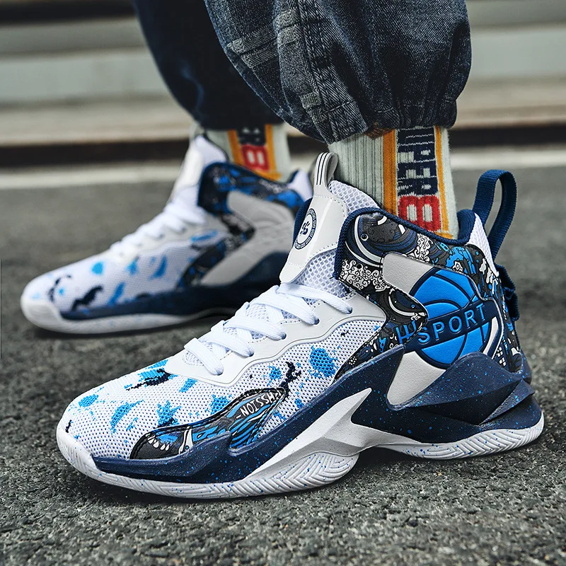 Men's basketball shoes breathable running shoes sneaker