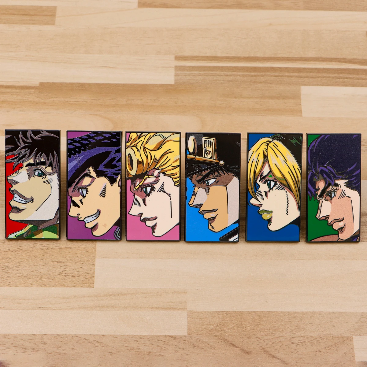 Аниме Kujo Jotaro булавки для рюкзака жесткая эмалированная булавка значки портфеля