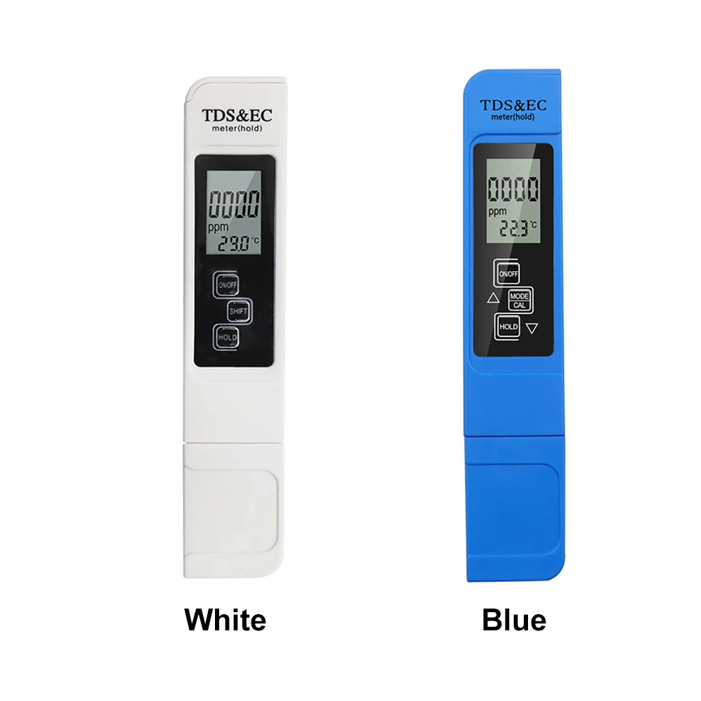 

Точный портативный измеритель температуры, тестер качества воды, цифровой дисплей, Многофункциональный Диапазон 0-9990 3 в 1 TDS EC