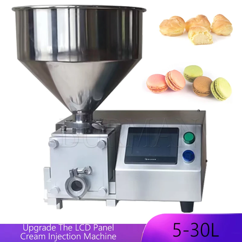 Модернизированная машина для инъекций пончиков и джемов с ЖК-панелью наполнения