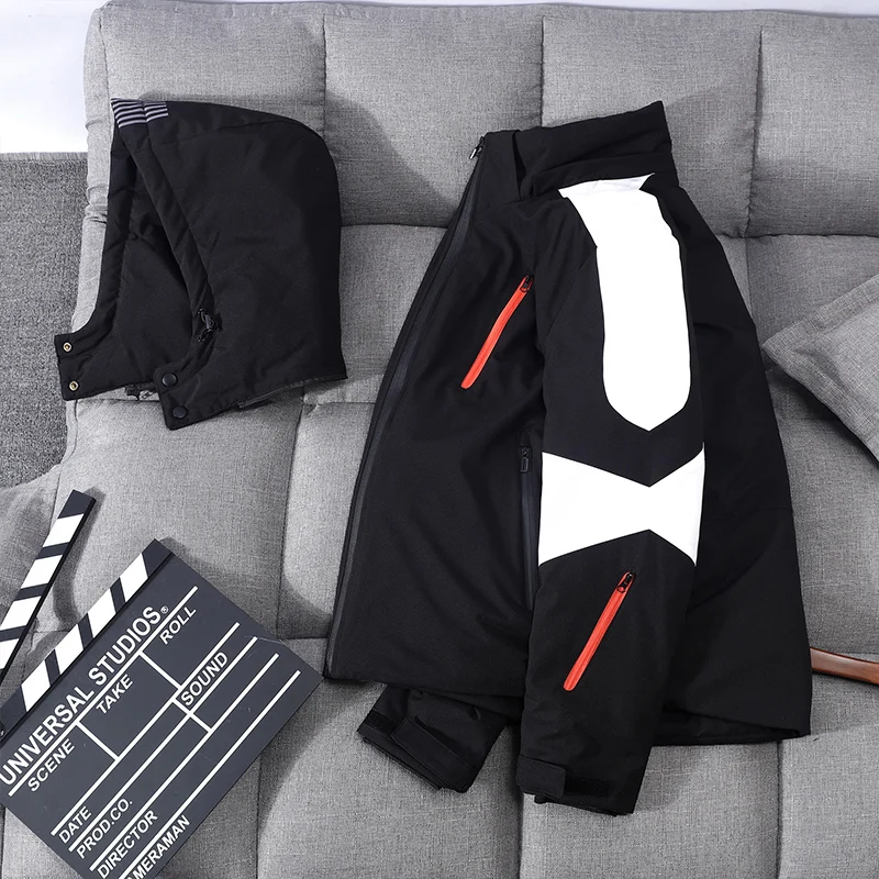 New Korean Autumn and Winter Men's Casual Couple Coat Hooded Down Coat Short Fashion Brand Lightweight Warm keeping