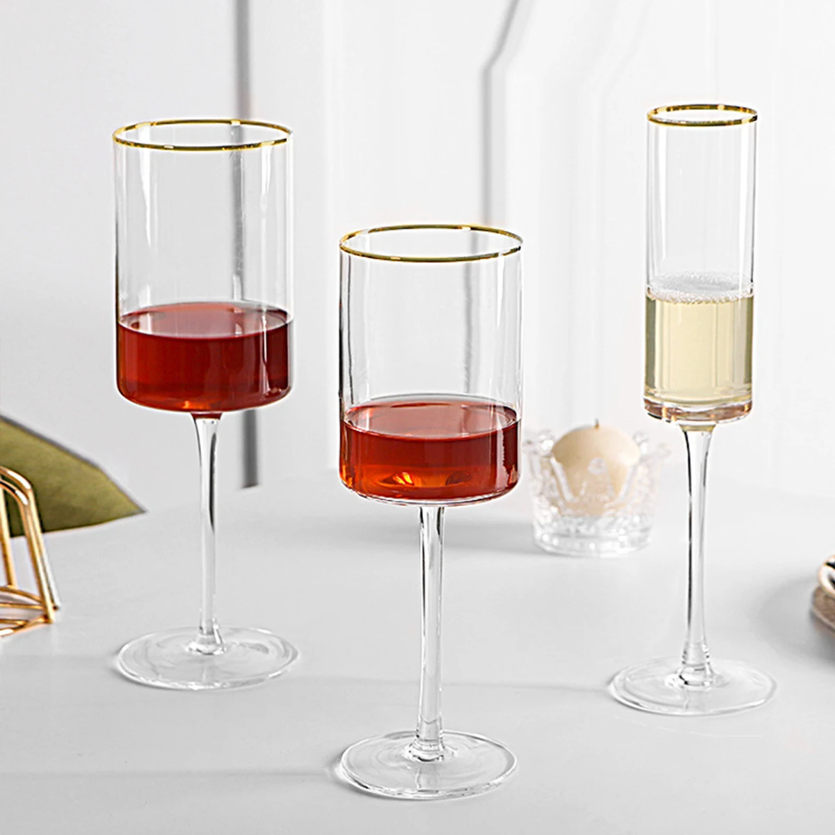 (Логотип может быть выгравирован) Хрустальный бокал объемом 180/320/450 мл янтарный