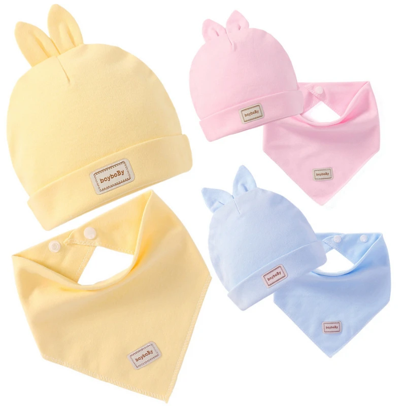 

Cute Baby Hat Newborn Beanie Cotton Soft Elastic Baby Cap for Girls Boy Hats Newborn Photography Props Infant Bonnet Accessories