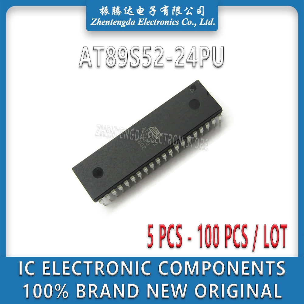 

AT89S52-24PU AT89S52-24 AT89S52 AT89S AT89 AT IC MCU Chip DIP-40