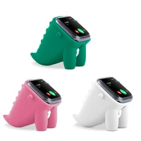 3d fashion cartoon silicone watch stand for apple watch 1 2 3 4 5 high quality watch base stand for apple watch universal