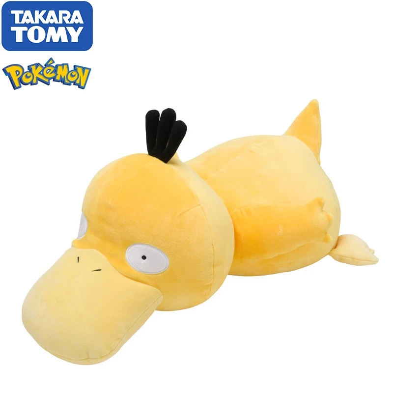 

TAKARA TOMY Pokemon Psydduck Plush Toys Pillow Decorate Soft Yellow Duck Doll Stuffed Animals Toys Gift For Birthday For Girls