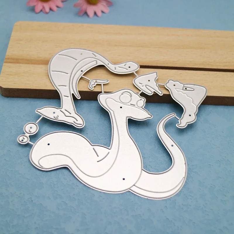 Вырубные штампы для скрапбукинга тиснение в виде змеи декоративный альбом