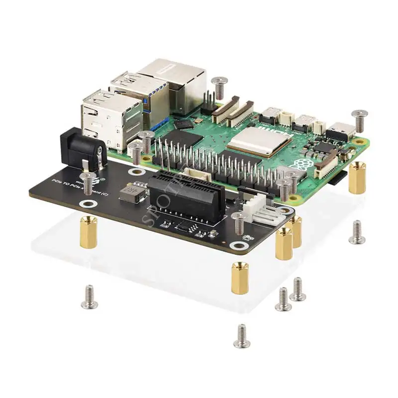Разъем Raspberry Pi 5 PCIe FFC для стандартного слота PCIe x1 (C) Плата расширения для Raspberry Pi 5 (art.: 3920cd8028c7d) - 3920cd8028c7d